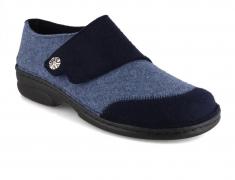 Pantofole da donna Berkemann BERKOFLEX Jarla, blu/scuro