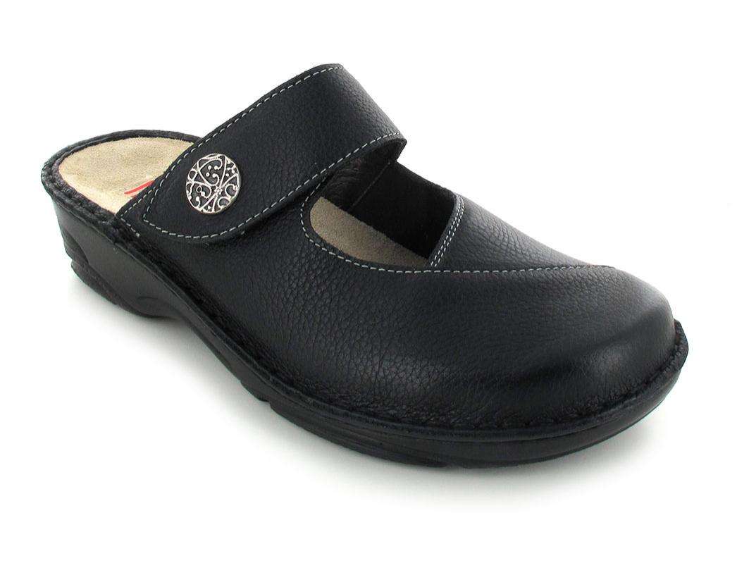 Berkemann Zoccolo da donna BERKOFLEX STRETCH Heliane, nero