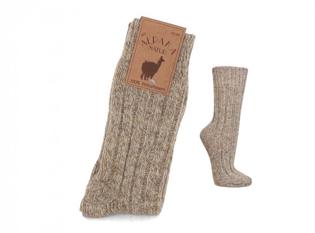 Calzini WoolFit� in lana d'alpaca 100% naturale, extra caldi, etichettati