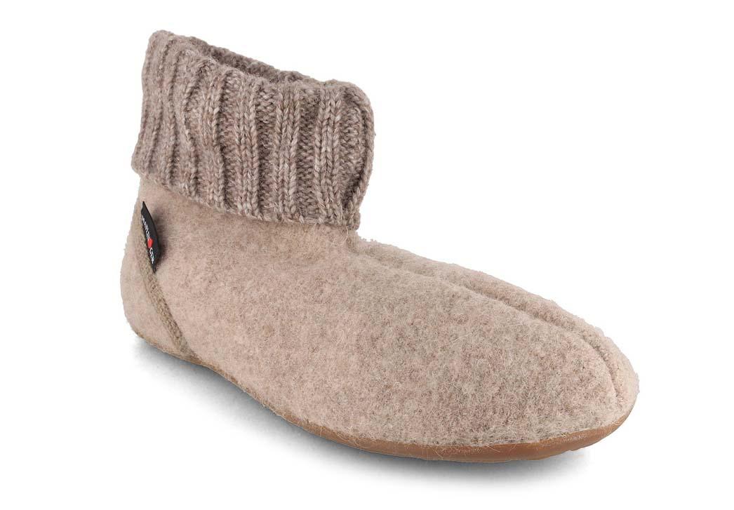 HAFLINGER Everest Karlo, pantofole morbide, carta screziata eco