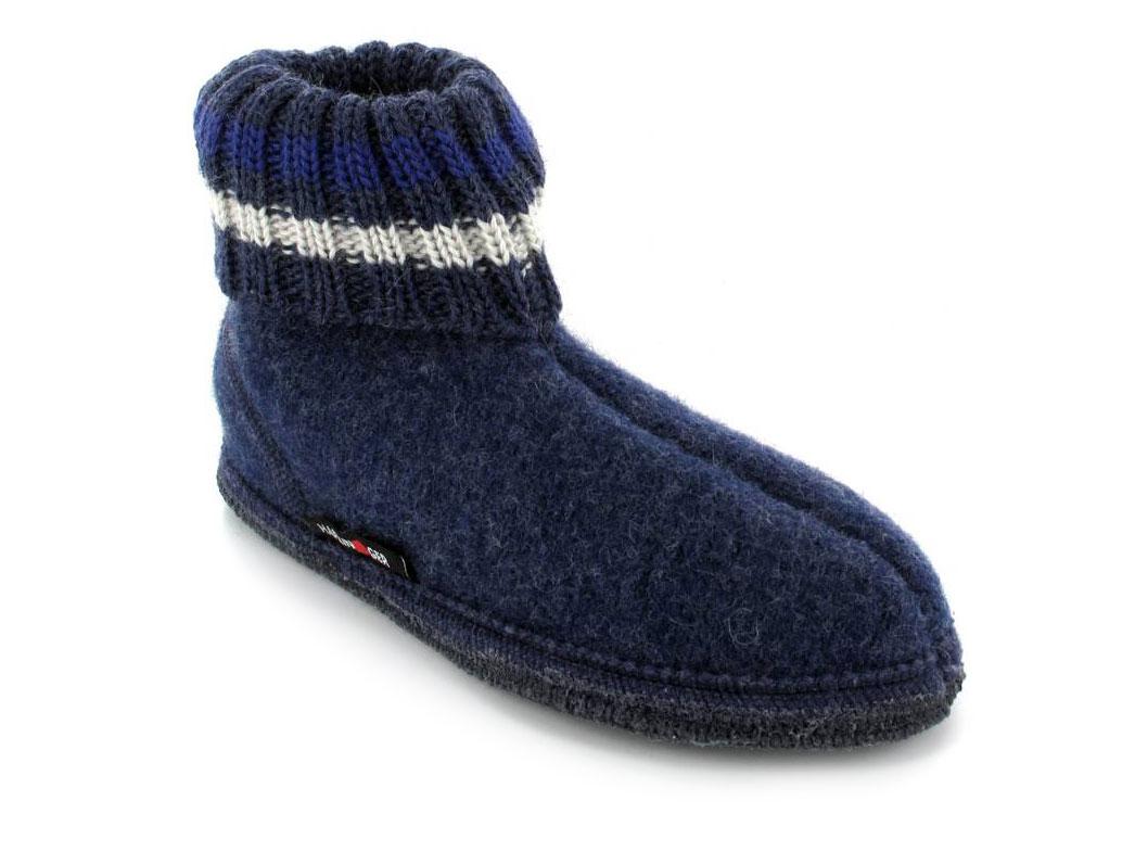 HAFLINGER Pantofole da bambino Paul, jeans