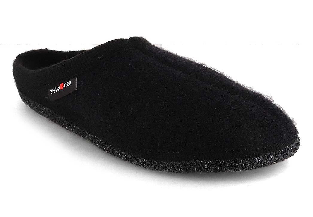 HAFLINGER Pantofole da passeggio Alaska, nero