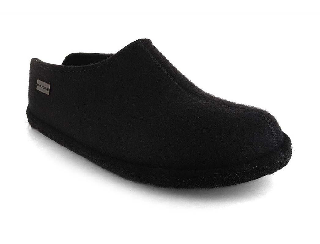 HAFLINGER Pantofole in feltro Flair Smily, nero