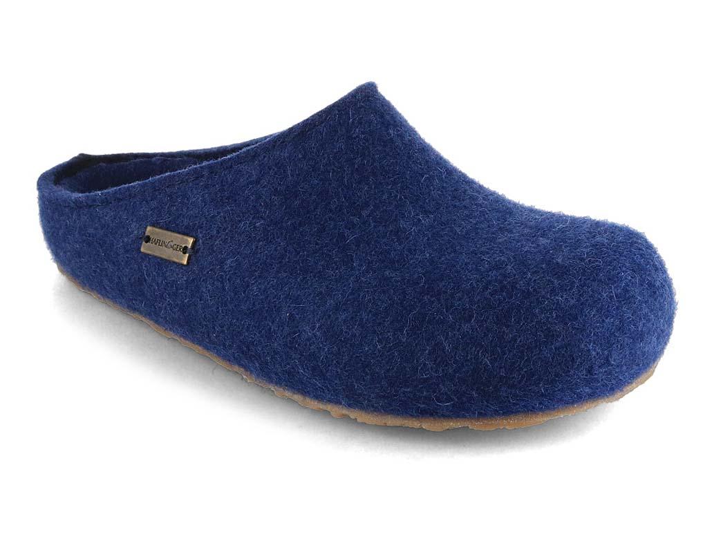 HAFLINGER Pantofole in feltro Grizzly Michel, jeans
