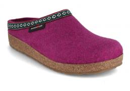 Zoccoli in feltro HAFLINGER da donna Grizzly Franzl, color mora
