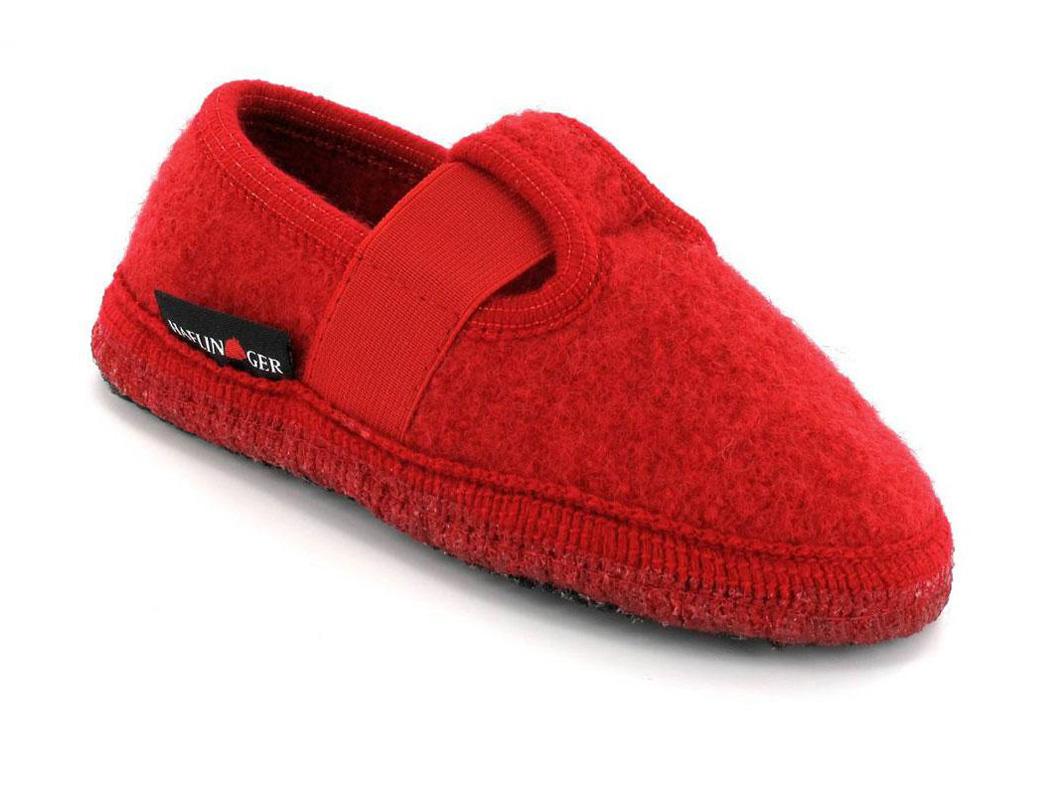 HAFLINGER Pantofole per bambini Joschi, rubino