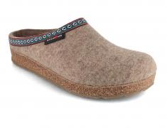 HAFLINGER pantofole in feltro Grizzly Franzl, torba