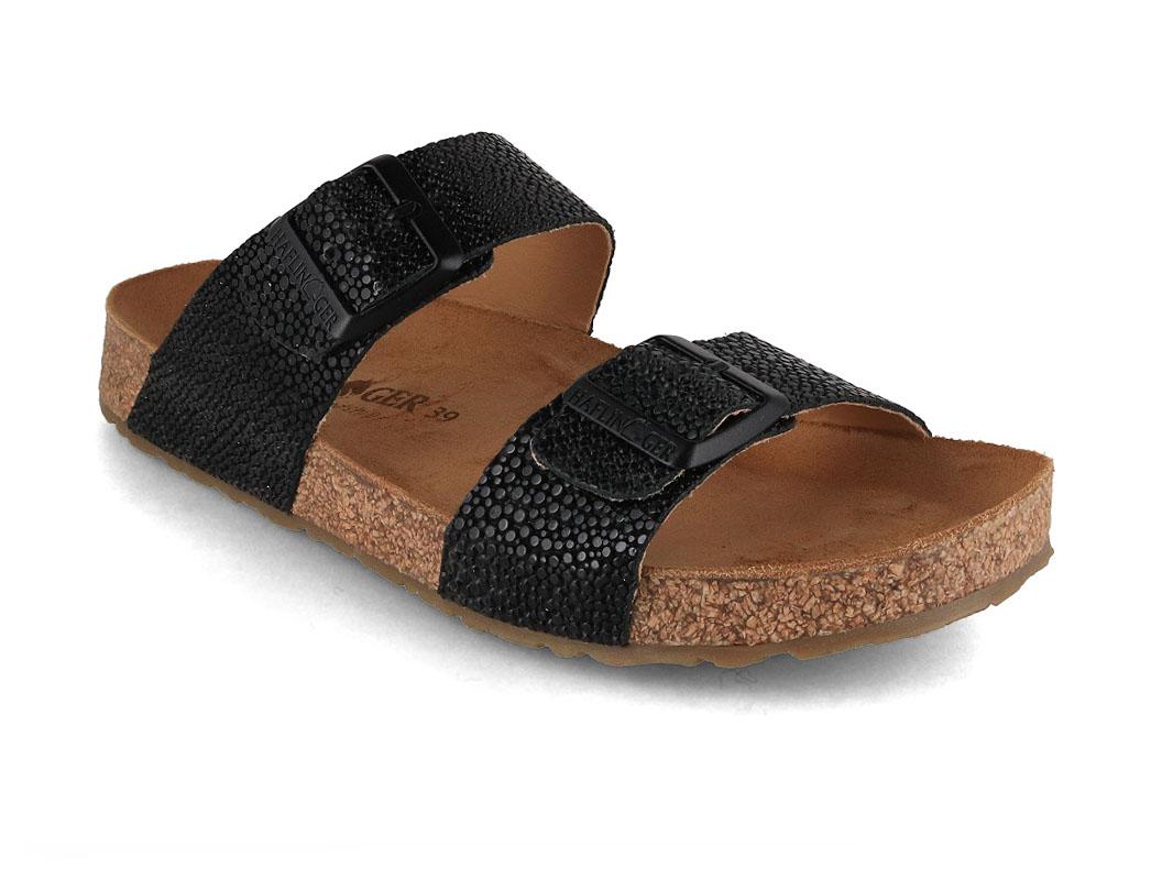 HAFLINGER sandalo da donna Bio Andrea, nero raie