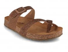 HAFLINGER sandalo da donna Bio Juno, marrone raie