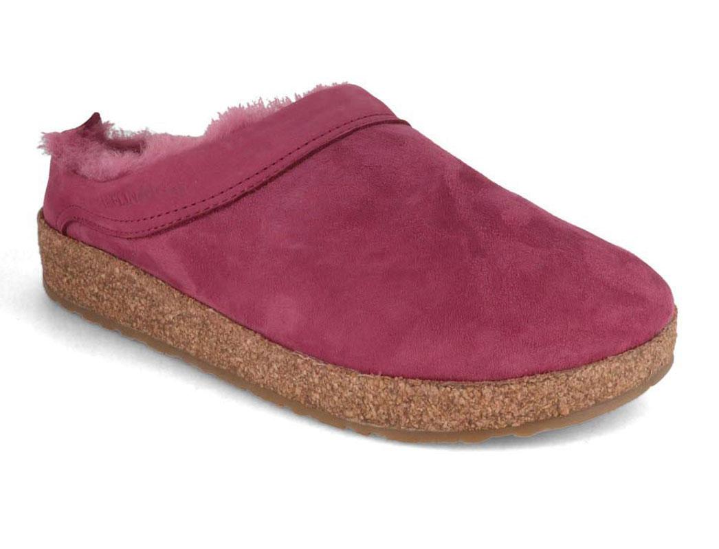 Haflinger Pantofole da donna Snowbird, bordeaux