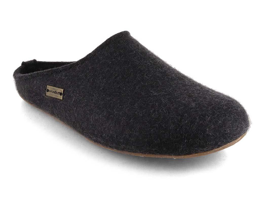 Haflinger Pantofole in feltro Everest Fundus, grafite