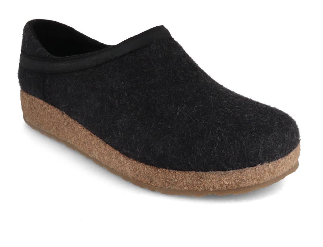 Haflinger Pantofole in feltro Grizzly Buffalo, grafite