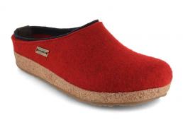 Unisex Felt Clog Haflinger Grizzly Kris, red 