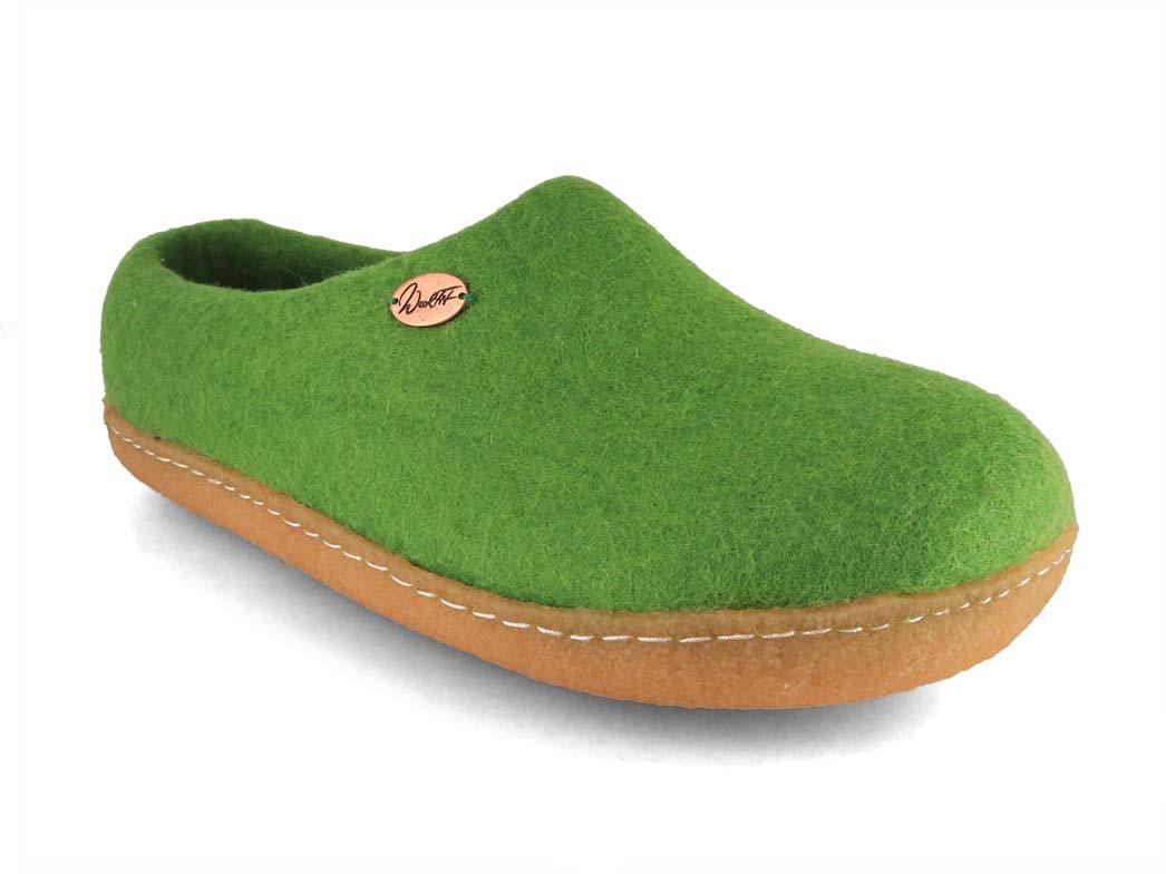 Impronta WoolFit� con suola in gomma naturale, verde