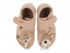 Living Kitzb�hel Scarpe con chiusura a velcro per neonati Rosi Rehkitz, angora