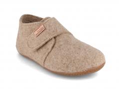 Living Kitzb�hel Scarpe con chiusura a velcro per neonati Franzi in feltro, colore naturale