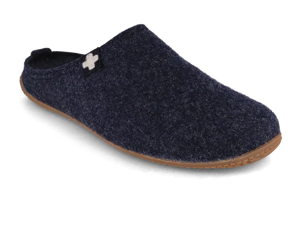 Living Kitzb�hel Gipfelkreuz Pantofole in feltro da donna, denim