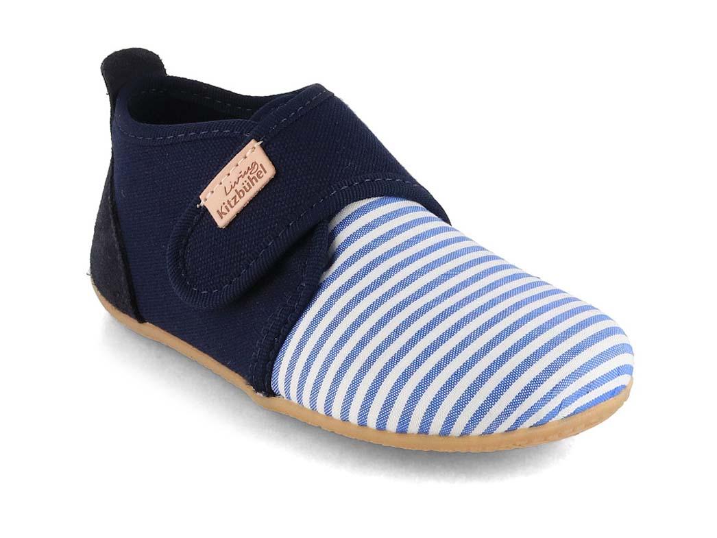 Living Kitzb�hel Sigi modello velcro bambino a righe, navy