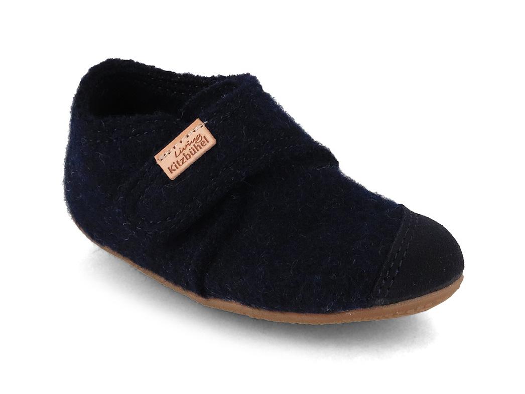 Living Kitzb�hel scarpe da bambino con velcro Willy Walk, blu notte