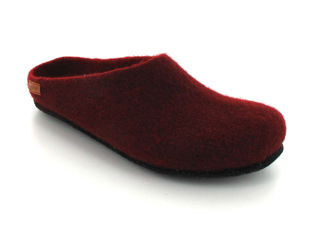 Magicfelt� Pantofole da donna in feltro, chianti