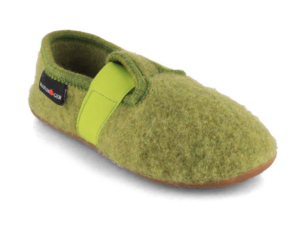 Pantofola HAFLINGER per bambini Jonas, verde alm
