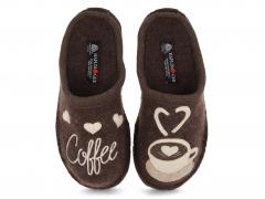 Pantofole HAFLINGER Flair Coffee Time, marrone screziato