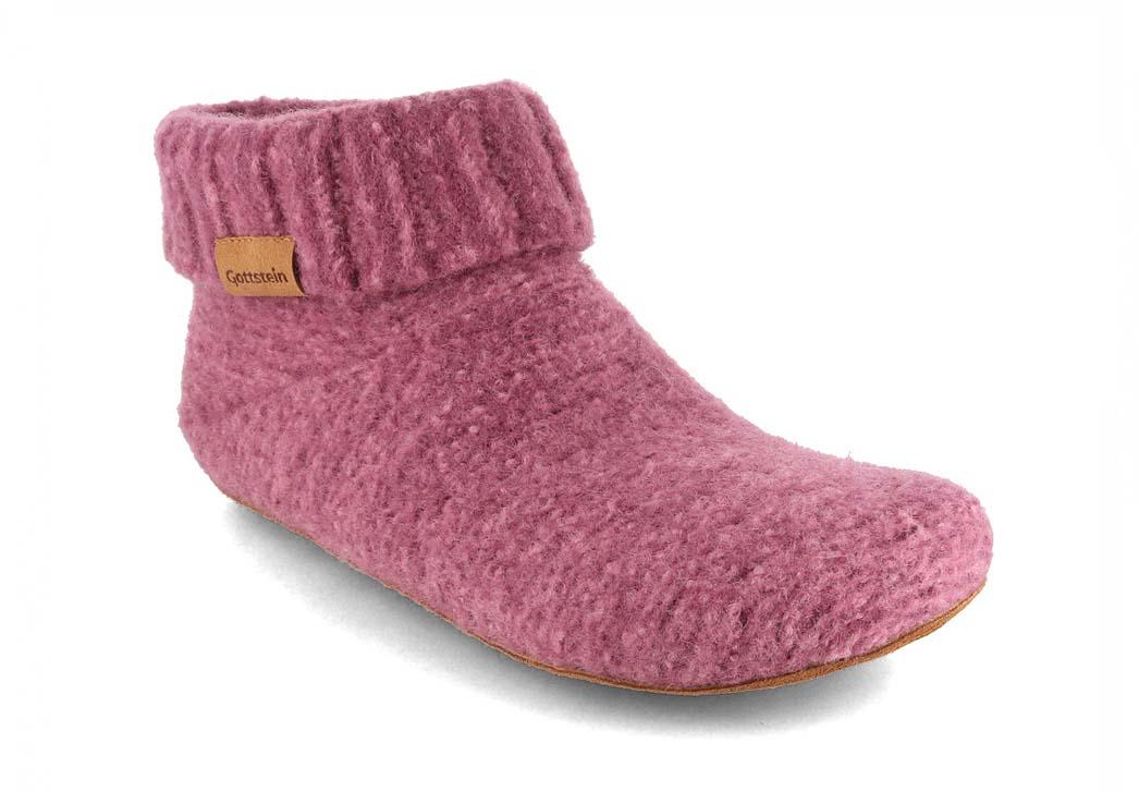 Pantofole Knit Boot Gottstein da donna, rosa pastello