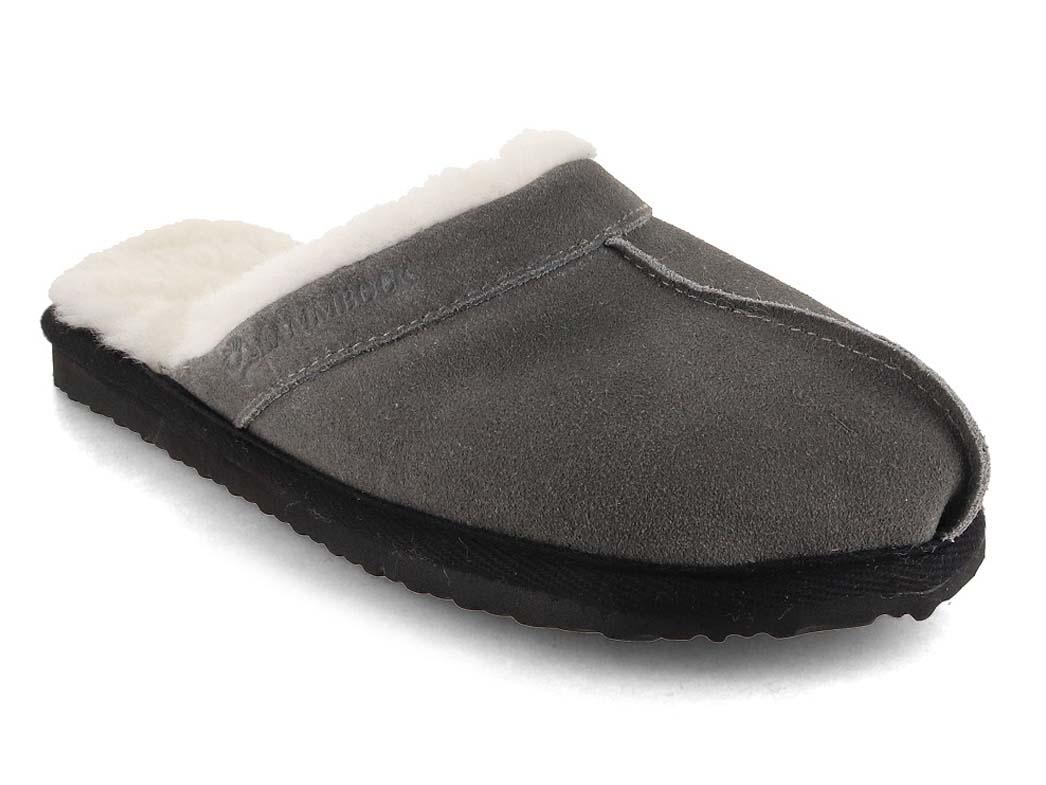 Pantofole Lammbock� in pelle di agnello Woolson, grigio