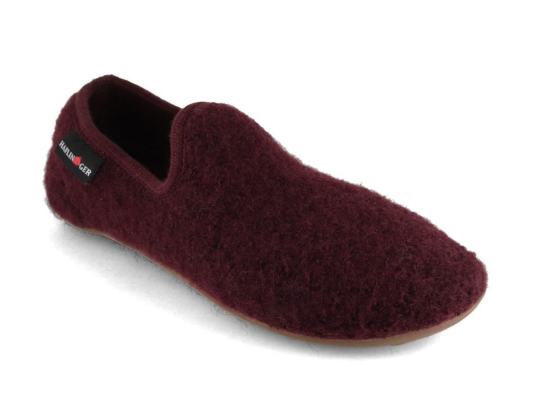 Pantofole da donna HAFLINGER Everest Charlie, bordeaux