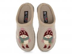 Pantofole da donna HAFLINGER Flair Birdie, beige