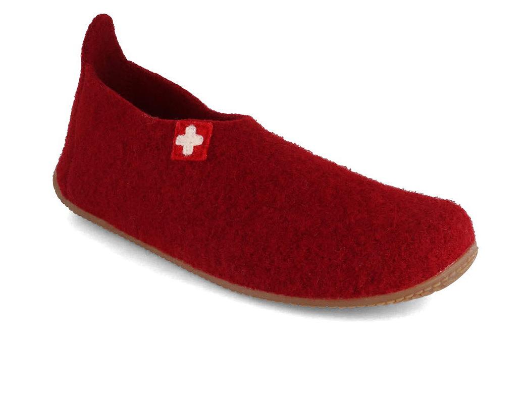 Pantofole da donna Living Kitzb�hel Gipfelkreuz Hahnenkamm, ciliegio scuro
