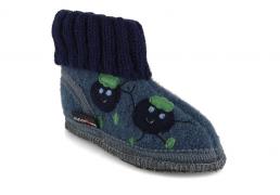 Pantofole da montagna HAFLINGER per bambini, mirtillo, 