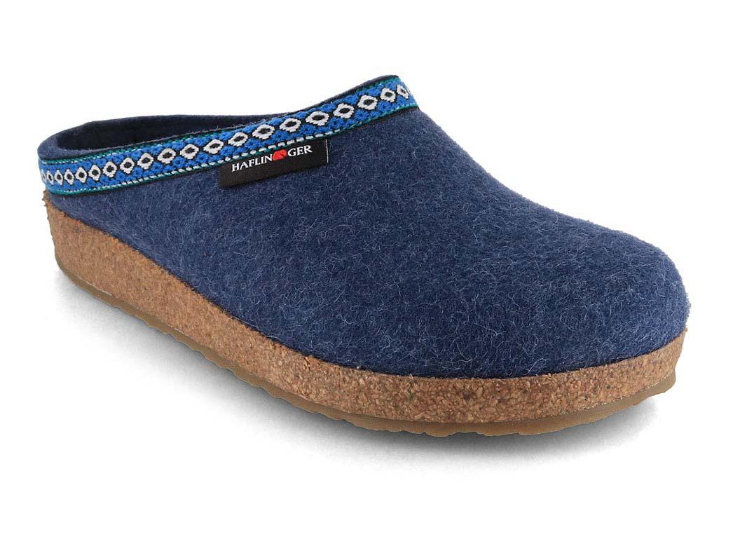 Pantofole in feltro HAFLINGER Grizzly Franzl, jeans