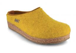 Pantofole in feltro HAFLINGER Grizzly Kris, color curry