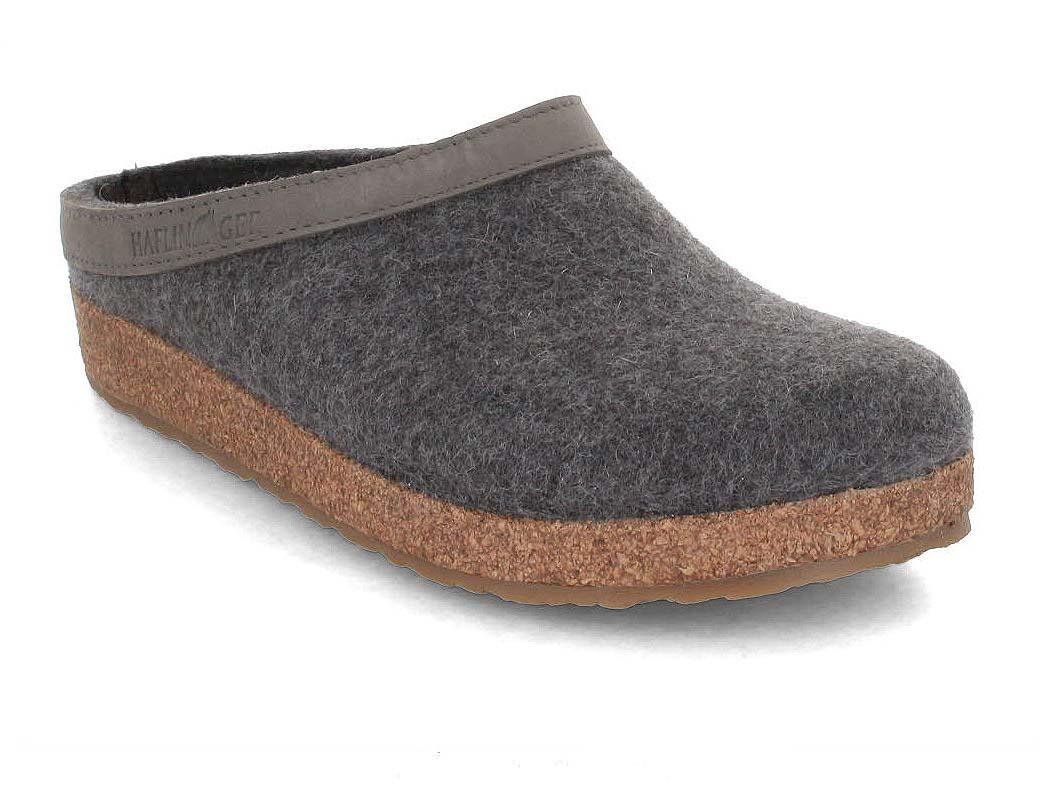 Pantofole in feltro Haflinger Grizzly Torben, antracite