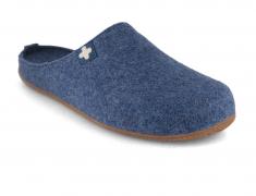 Pantofole in feltro Living Kitzb�hel, croce di vetta, blu medio