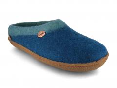 Pantofole in feltro WoolFit� Sherpa con suola in gomma 