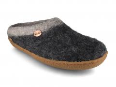 Pantofole in feltro WoolFit� Sherpa con suola in gomma 