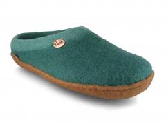 Pantofole in feltro WoolFit� Sherpa con suola in gomma 
