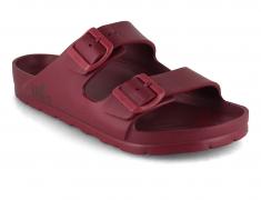 Sandali da bagno vegani Thies Ecofoam, bordeaux