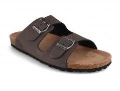 Sandalo Thies da uomo Eco Bio, carbone 