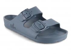 Sandalo da bagno vegano Thies Ecofoam, nebbia