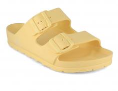 Scarpa da bagno Thies da donna Sandalo in Ecofoam, sorbetto al limone