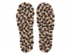 Solette massaggianti WoolFit� per i piedi FeelGood, col