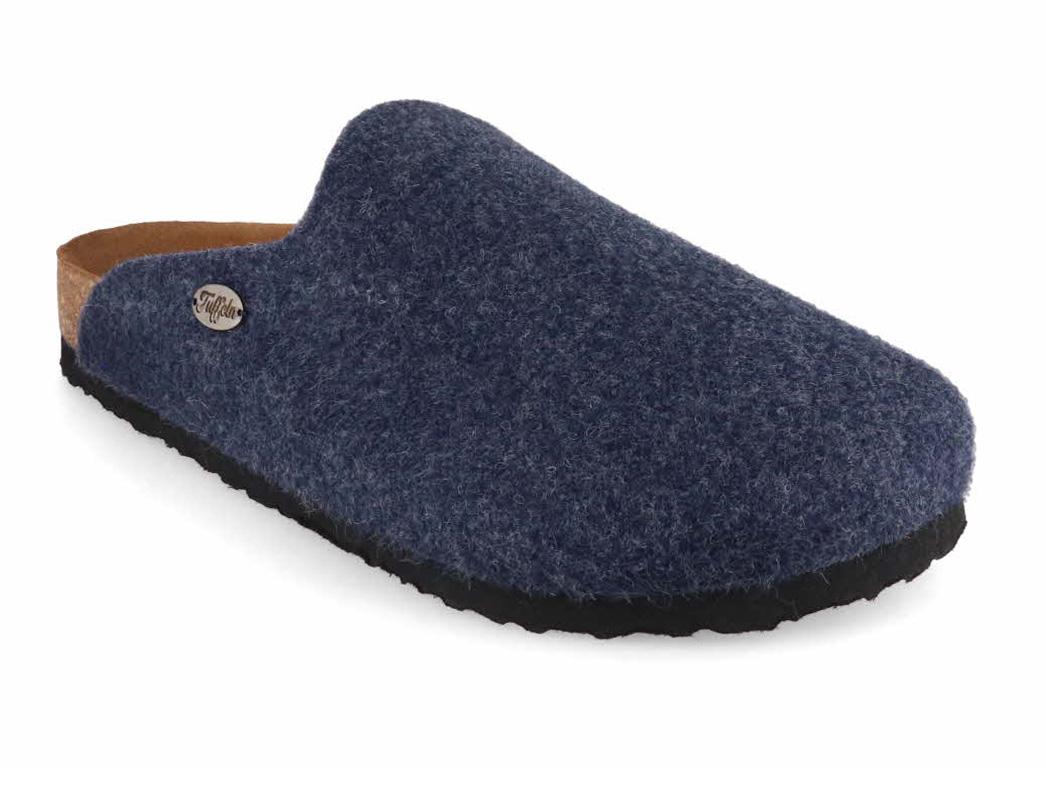 Tuffeln� Pantofole in feltro �Famos�, Jeans