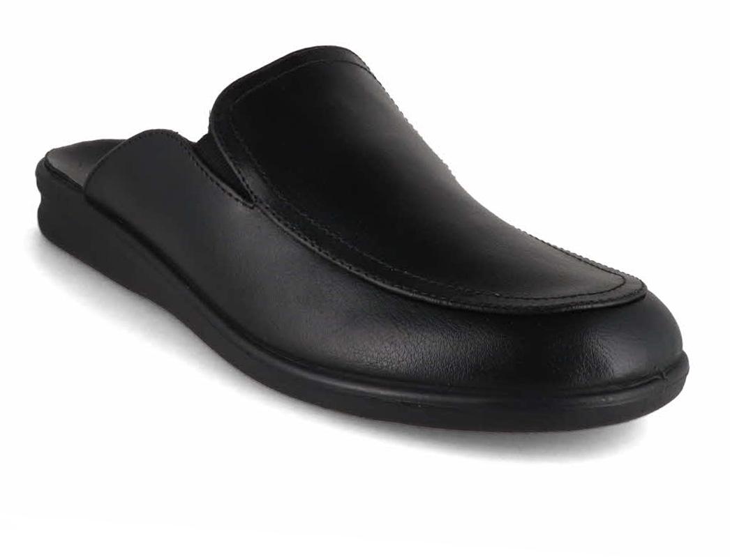 Westland by J. Seibel Pantofole in pelle da uomo Belfort, Nero