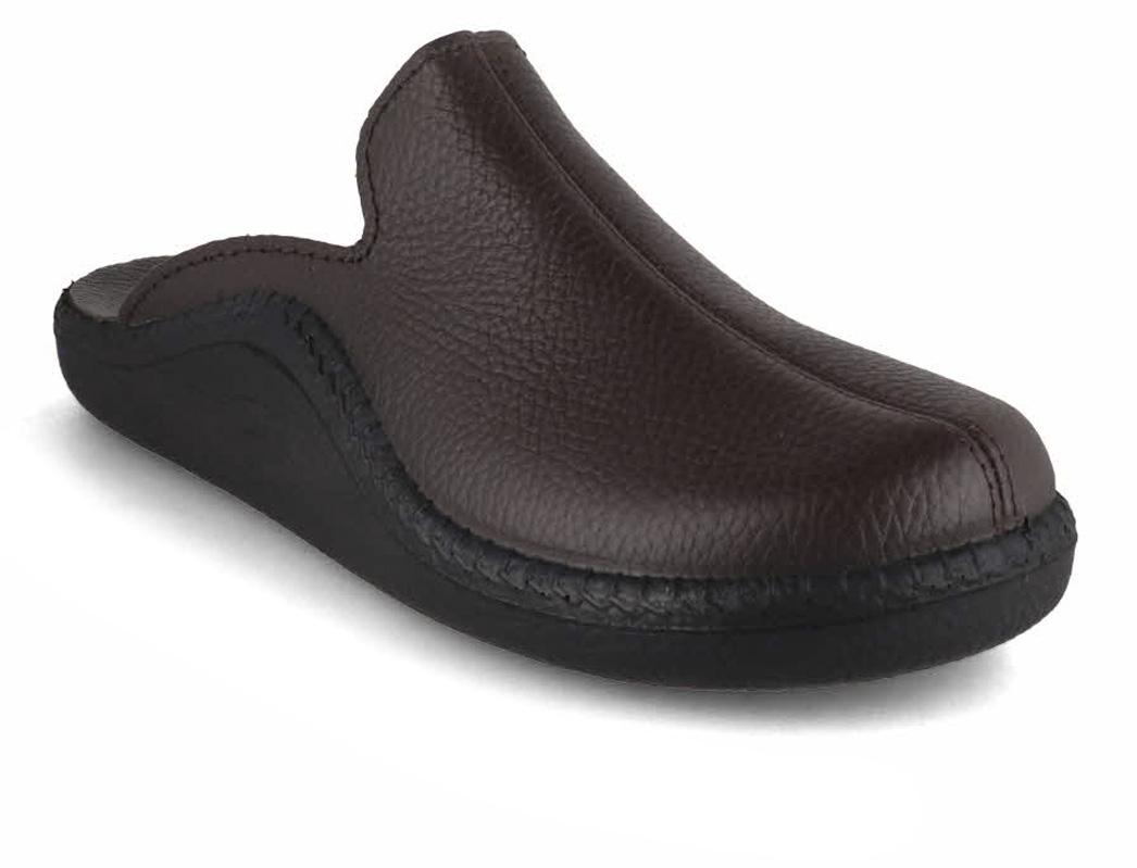 Westland by J. Seibel Pantofole in pelle da uomo Monaco, Mocca