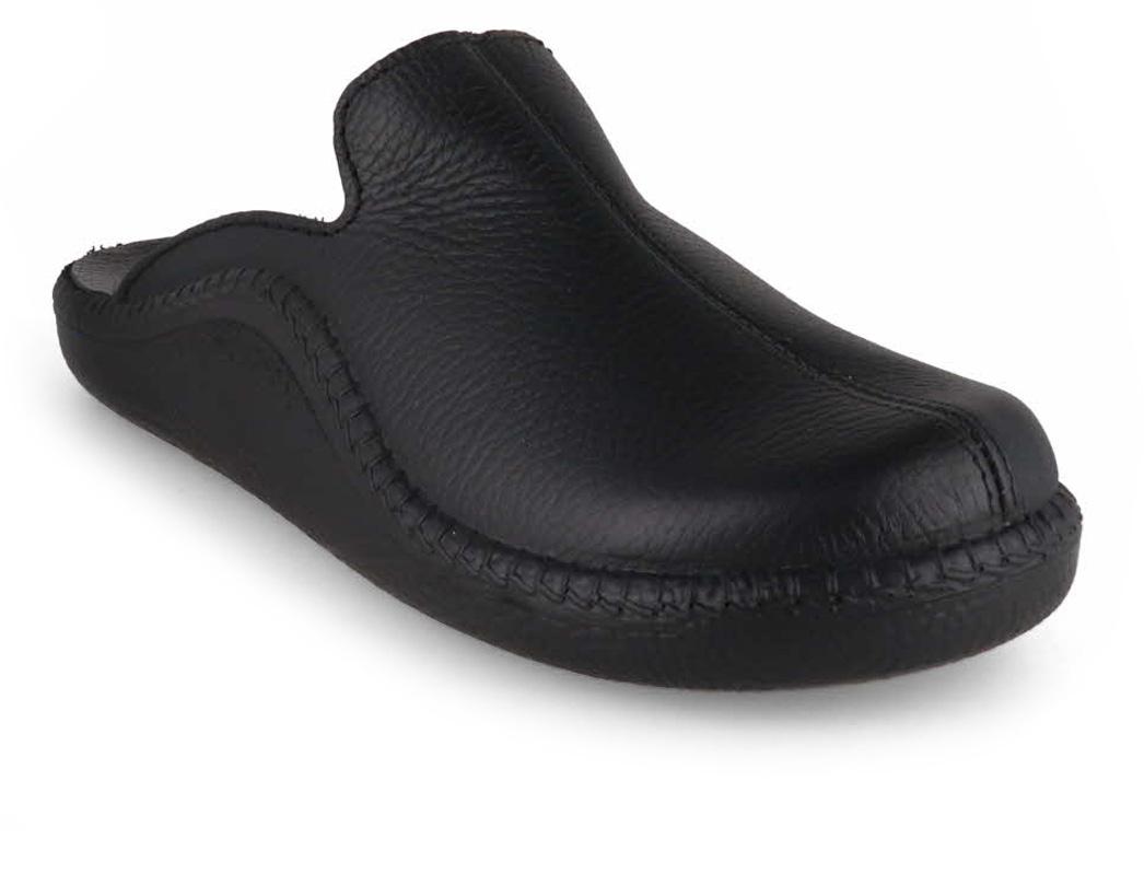 Westland by J. Seibel Pantofole in pelle da uomo Monaco, Nero