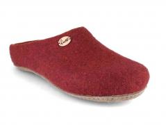 WoolFit� Step con suola in feltro-lattice, rosso di 