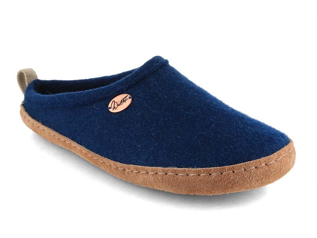WoolFit� Pantofole Tundra Sostenibili in Feltro, blu